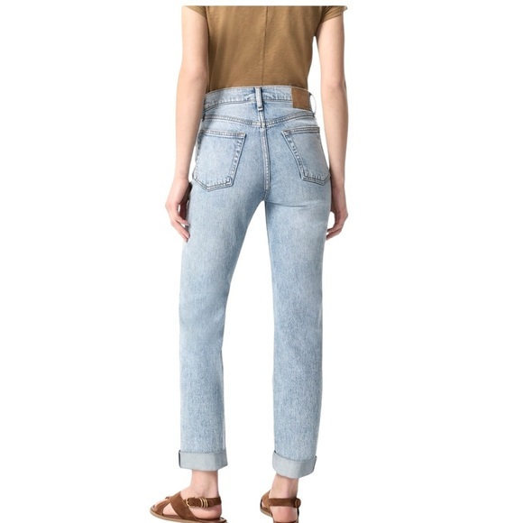 RAG & BONE RISA MID RISE BOYFRIEND JEANS Button Fly Mid-Rise Raw Cuff He… - Picture 16 of 16